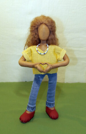ABF Erzählfigur Frau in moderner Kleidung
