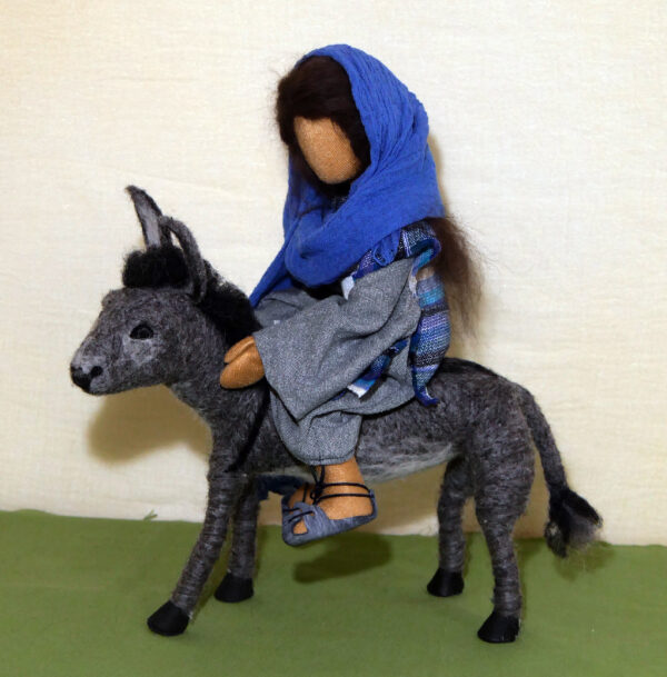 ABF Biblische Erzählfiguren Set Heilige Familie: Josef, Maria und Jesuskind mit Krippe – Bild 7