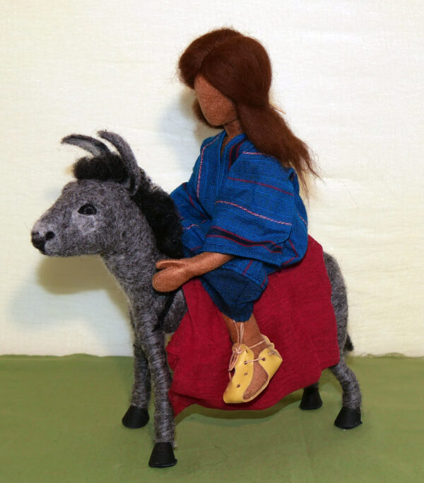 ABF Biblische Erzählfiguren Set Heilige Familie: Josef, Maria und Jesuskind mit Krippe – Bild 10
