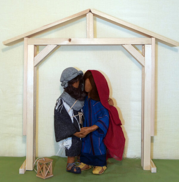 ABF Biblische Erzählfiguren Set Heilige Familie: Josef, Maria und Jesuskind mit Krippe – Bild 17