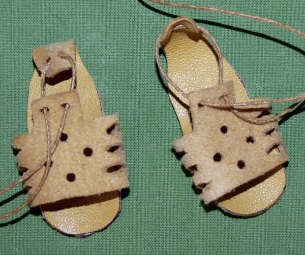 Lederschuhe hellbraun – Bild 2