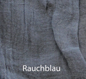 Gaze Tuch rauchblau ca.  20 cm x 80 cm