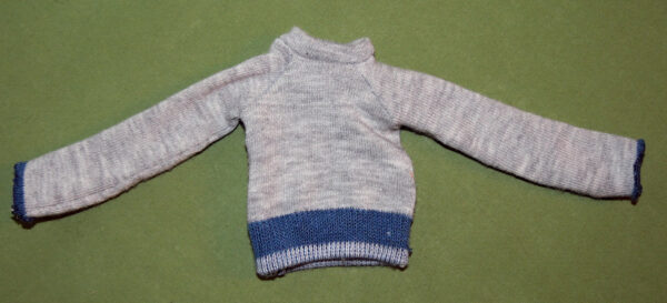Pullover grau-blau