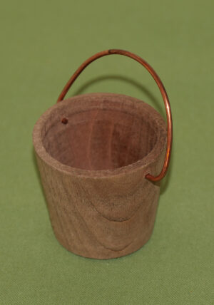 Holzeimer dunkel