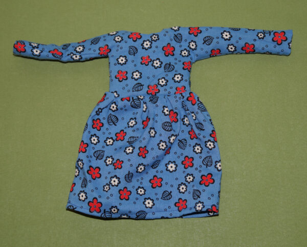 Langärmeliges Kleid mit Blümchenmuster