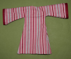 Kleid rot gestreift
