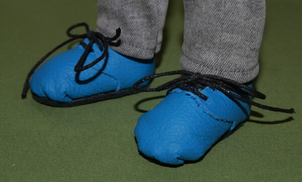 Schnürschuhe blau – Bild 2